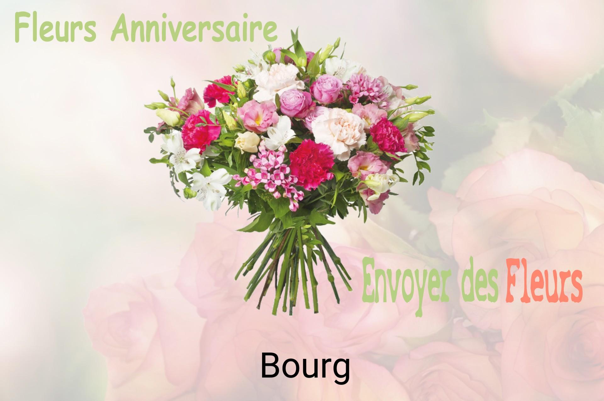 Bouquet de fleurs d’anniversaire livré à Bourg